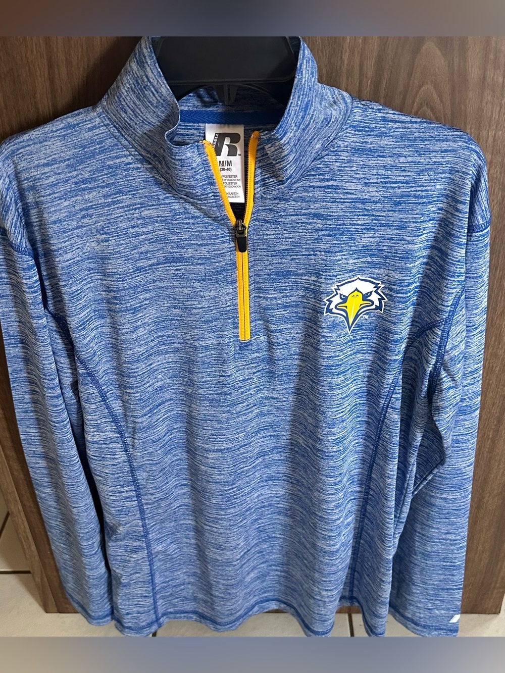 Seahawks Russell Athletic Men's Blue Long Sleeve Pullover Shirt